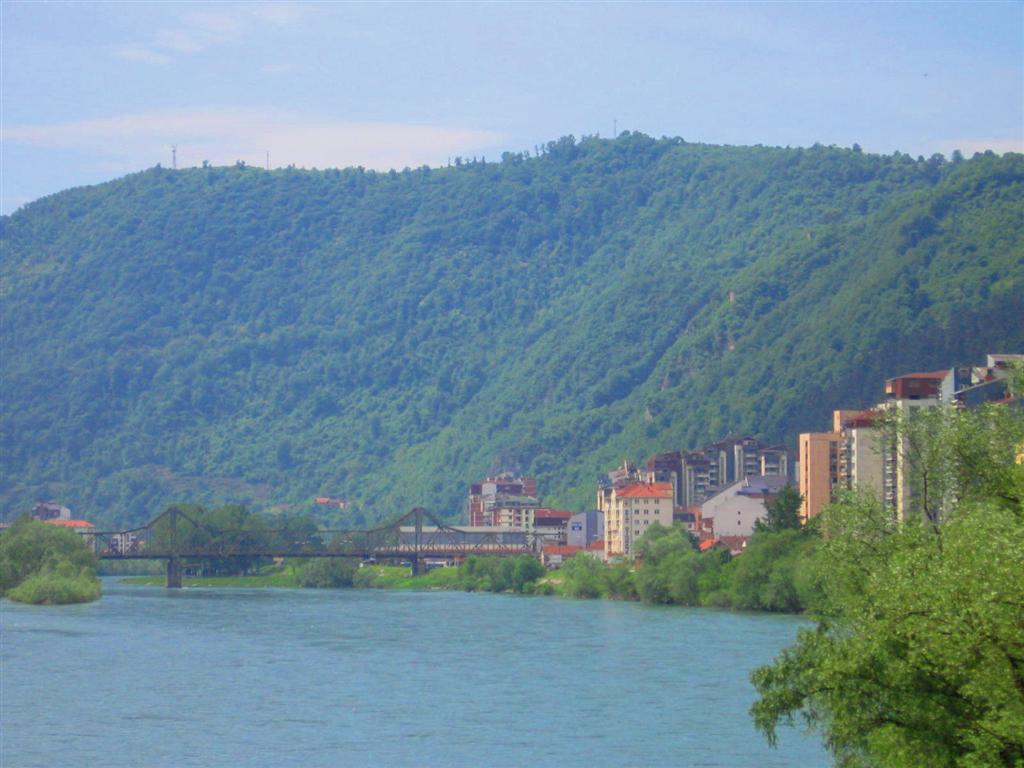 Zvornik town upon river Drina
